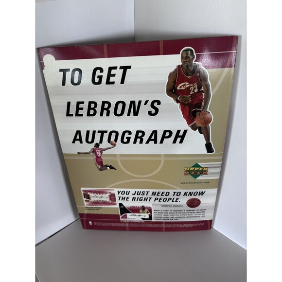 Upper Deck LeBron James Magazine 2003 Rookie Year Tuff Stuff Michael Jordan - Picture 5 of 13